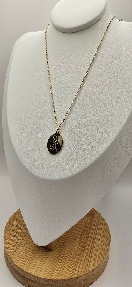 Naszyjnik Mama z dzieckiem S. STEEL 316L