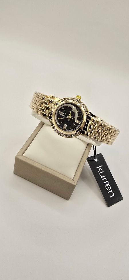 Zegarek / ciemna okrągła tarcza