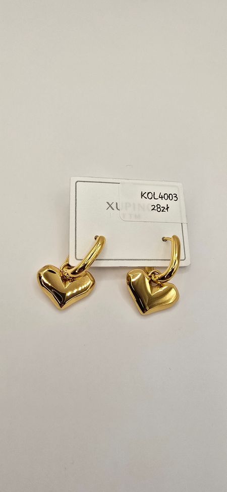 Kolczyki 2w1 Serca