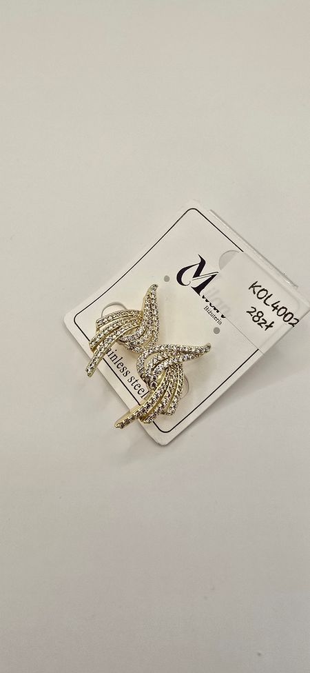 Kolczyki cyrkoniowe skrzydła