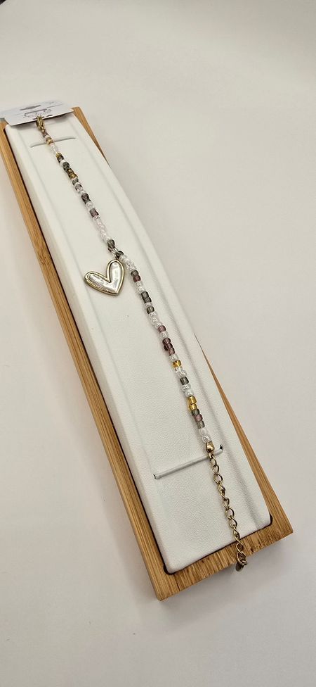 Bransoletka Koraliki perłowe serduszko