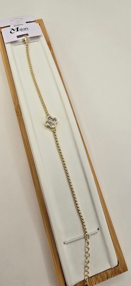 Bransoletka Cyrkoniowa lilijka