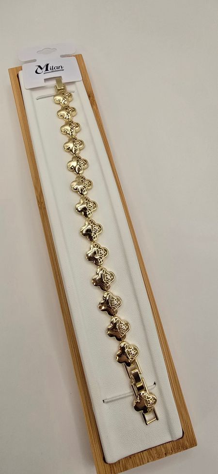 Bransoletka lilijki gwiazdki cyrkonie