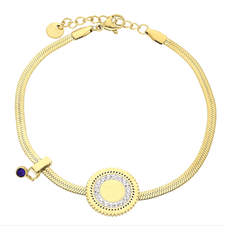 Bransoletka żmijka 19+3 cm S. STEEL 316L