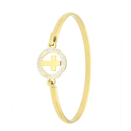 Bransoletka krzyżyk  58/16 MM S. STEEL 316L