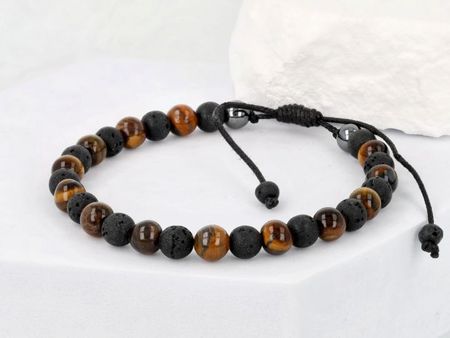 Bransoletka tygrysie oko kamienie naturalne