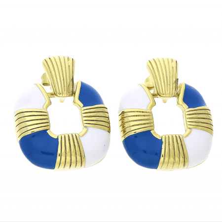 Kolczyki kwadraty 28/22 MM S. STEEL 316L