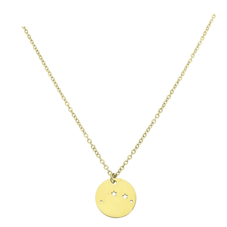 Celebrytka zodiak Baran 42+5 CM S. STEEL 316L