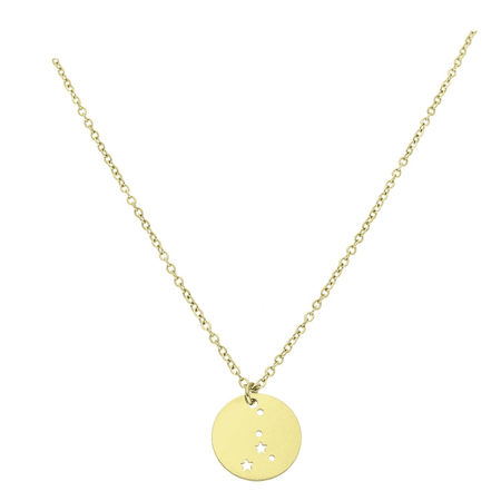 Celebrytka zodiak Rak 42+5 CM S. STEEL 316L