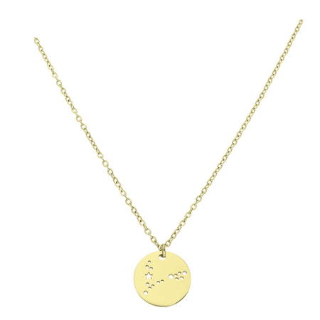 Celebrytka zodiak Ryby 42+5 CM S. STEEL 316L