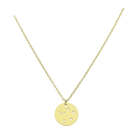 Celebrytka zodiak Waga 42+5 CM S. STEEL 316L